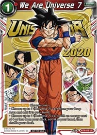 We Are Universe 7 - Tournament Promotion Cards - Dragon Ball Super: Masters card