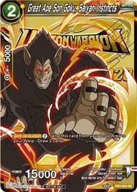 Great Ape Son Goku, Saiyan Instincts - Tournament Promotion Cards - Dragon Ball Super: Masters card