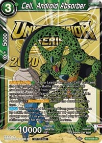 Cell, Android Absorber - Tournament Promotion Cards - Dragon Ball Super: Masters card