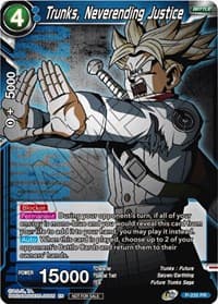 Trunks, Neverending Justice - Promotion Cards - Dragon Ball Super: Masters card
