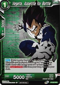 Vegeta, Appetite for Battle - Promotion Cards - Dragon Ball Super: Masters card