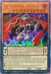 Go! - D/D/D Divine Zero King Rage - Yu-Gi-Oh! ARC-V Promo Cards - YuGiOh card