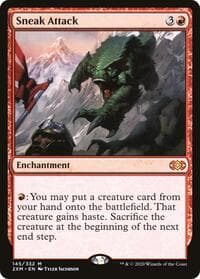 Sneak Attack - Double Masters - Magic: The Gathering card