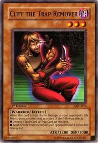Cliff the Trap Remover - Magician's Force - YuGiOh card