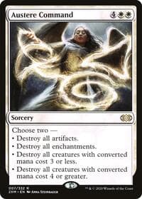 Austere Command - Double Masters - Magic: The Gathering card