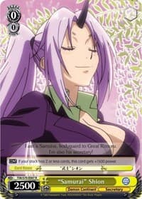 "Samurai" Shion - That Time I Got Reincarnated as a Slime - Weiss Schwarz card