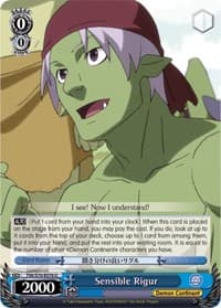 Sensible Rigur - That Time I Got Reincarnated as a Slime - Weiss Schwarz card