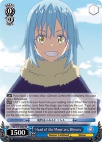 Head of the Monsters, Rimuru - That Time I Got Reincarnated as a Slime - Weiss Schwarz card