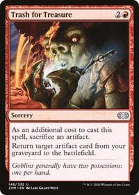 Trash for Treasure - Double Masters - Magic: The Gathering card