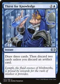Thirst for Knowledge - Double Masters - Magic: The Gathering card