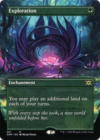 Exploration (Borderless) - Double Masters - Magic: The Gathering card