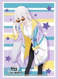 Bushiroad Sleeve Collection HG Vol.2525: Re:ZERO - Emilia (60-Pack) - Bushiroad Card Sleeves - Card Sleeves card
