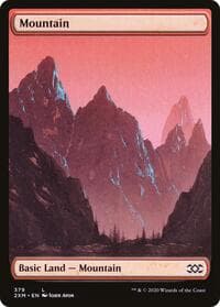 Mountain (379) - Double Masters - Magic: The Gathering card