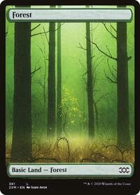Forest (381) - Double Masters - Magic: The Gathering card