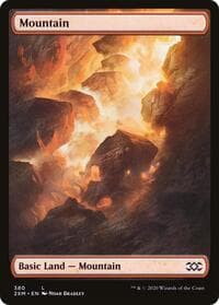 Mountain (380) - Double Masters - Magic: The Gathering card