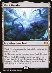 Dark Depths - Double Masters - Magic: The Gathering card