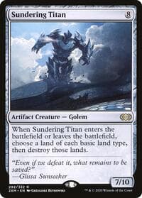 Sundering Titan - Double Masters - Magic: The Gathering card