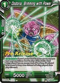 Dodoria, Brimming with Power - Rise of the Unison Warrior Pre-Release Cards - Dragon Ball Super: Masters card