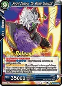 Fused Zamasu, the Divine Immortal - Rise of the Unison Warrior Pre-Release Cards - Dragon Ball Super: Masters card