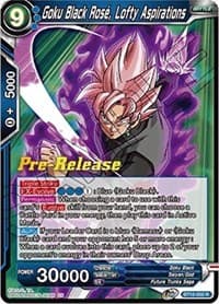 Goku Black Rose, Lofty Aspirations - Rise of the Unison Warrior Pre-Release Cards - Dragon Ball Super: Masters card