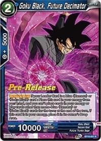 Goku Black, Future Decimator - Rise of the Unison Warrior Pre-Release Cards - Dragon Ball Super: Masters card