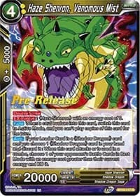 Haze Shenron, Venomous Mist - Rise of the Unison Warrior Pre-Release Cards - Dragon Ball Super: Masters card