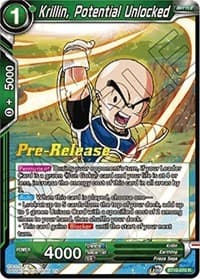Krillin, Potential Unlocked - Rise of the Unison Warrior Pre-Release Cards - Dragon Ball Super: Masters card