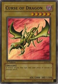 Curse of Dragon - The Legend of Blue Eyes White Dragon - YuGiOh card