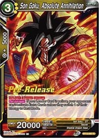 Son Goku, Absolute Annihilation - Rise of the Unison Warrior Pre-Release Cards - Dragon Ball Super: Masters card