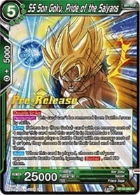 SS Son Goku, Pride of the Saiyans - Rise of the Unison Warrior Pre-Release Cards - Dragon Ball Super: Masters card