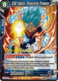 SSB Vegito, Paralyzing Prowess - Rise of the Unison Warrior Pre-Release Cards - Dragon Ball Super: Masters card