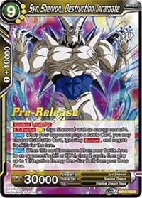 Syn Shenron, Destruction Incarnate - Rise of the Unison Warrior Pre-Release Cards - Dragon Ball Super: Masters card