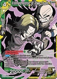 Krillin and Android 18, Power Couple (Alternate Art) - Special Anniversary Set 2020 - Dragon Ball Super: Masters card