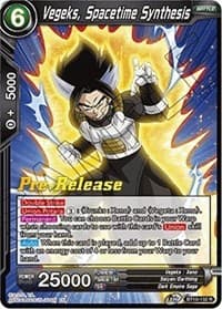 Vegeks, Spacetime Synthesis - Rise of the Unison Warrior Pre-Release Cards - Dragon Ball Super: Masters card