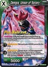 Demigra, Unison of Sorcery - Rise of the Unison Warrior Pre-Release Cards - Dragon Ball Super: Masters card