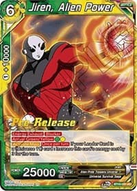 Jiren, Alien Power - Rise of the Unison Warrior Pre-Release Cards - Dragon Ball Super: Masters card
