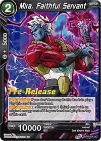 Mira, Faithful Servant - Rise of the Unison Warrior Pre-Release Cards - Dragon Ball Super: Masters card