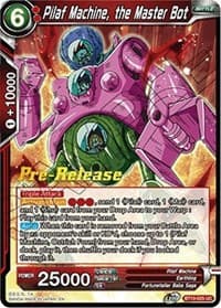 Pilaf Machine, the Master Bot - Rise of the Unison Warrior Pre-Release Cards - Dragon Ball Super: Masters card