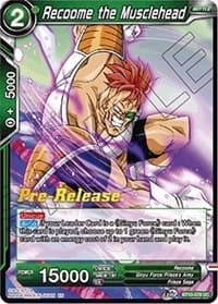 Recoome the Musclehead - Rise of the Unison Warrior Pre-Release Cards - Dragon Ball Super: Masters card