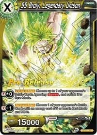 SS Broly, Legendary Unison - Rise of the Unison Warrior Pre-Release Cards - Dragon Ball Super: Masters card