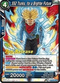 SS2 Trunks, for a Brighter Future - Rise of the Unison Warrior Pre-Release Cards - Dragon Ball Super: Masters card