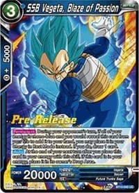 SSB Vegeta, Blaze of Passion - Rise of the Unison Warrior Pre-Release Cards - Dragon Ball Super: Masters card