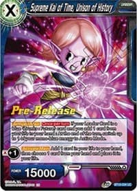 Supreme Kai of Time, Unison of History - Rise of the Unison Warrior Pre-Release Cards - Dragon Ball Super: Masters card
