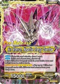 Syn Shenron // Syn Shenron, Negative Energy Overflow - Rise of the Unison Warrior Pre-Release Cards - Dragon Ball Super: Masters card