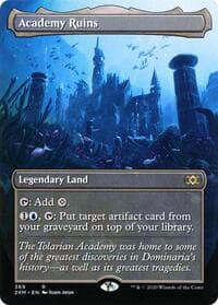 Academy Ruins (Borderless) - Double Masters - Magic: The Gathering card
