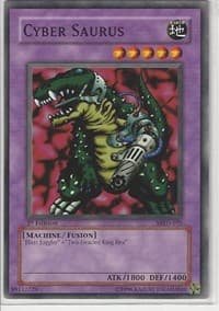 Cyber Saurus - Metal Raiders - YuGiOh card