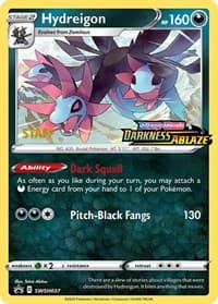 Hydreigon - SWSH037 (Prerelease) [Staff] - SWSH: Sword & Shield Promo Cards - Pokemon card
