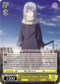 After the Battle, Rimuru - That Time I Got Reincarnated as a Slime - Weiss Schwarz card