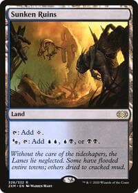 Sunken Ruins - Double Masters - Magic: The Gathering card