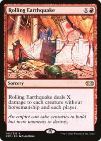 Rolling Earthquake - Double Masters - Magic: The Gathering card